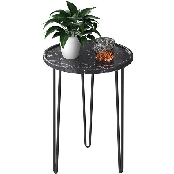 Wrought Studio Ilham Tray Top 3 Legs End Table Wayfair